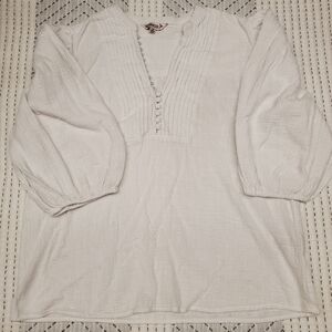 Nanette Lepore Cream Button-Up Top